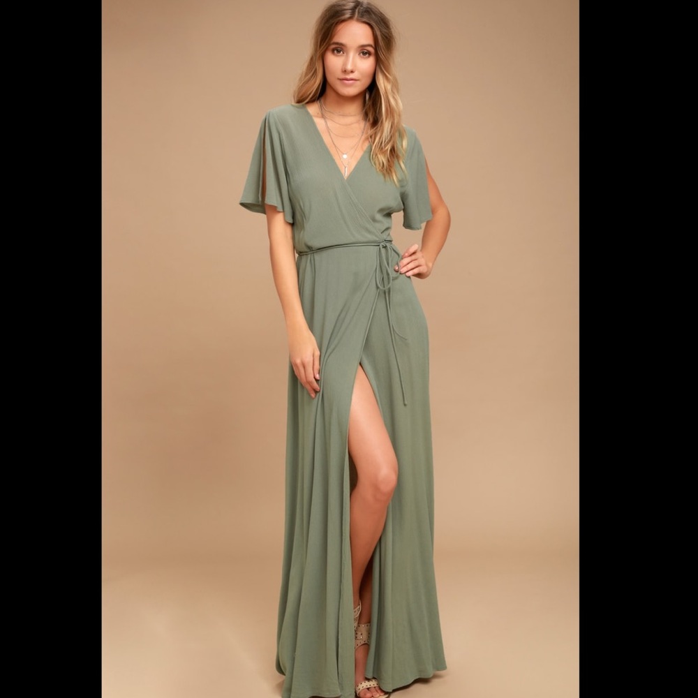 Wrap Maxi Dress